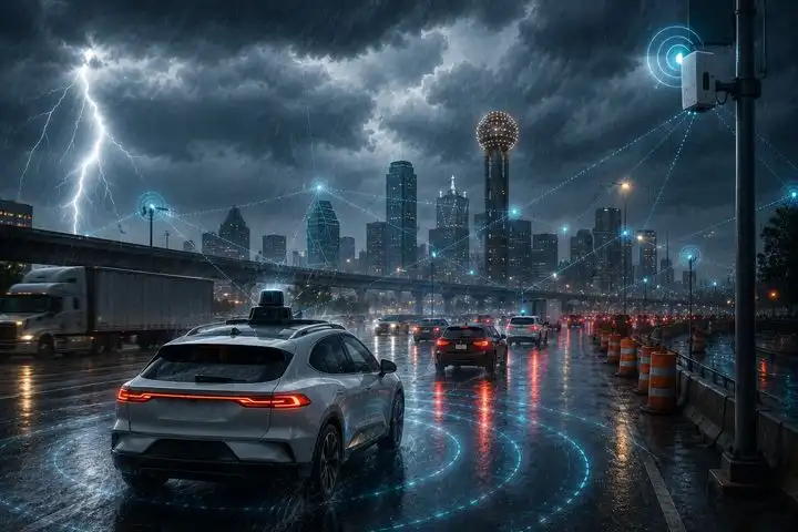 Featured image for “Waymo Weather Shutdowns Highlight Need for Smarter Autonomous Vehicle Infrastructure”