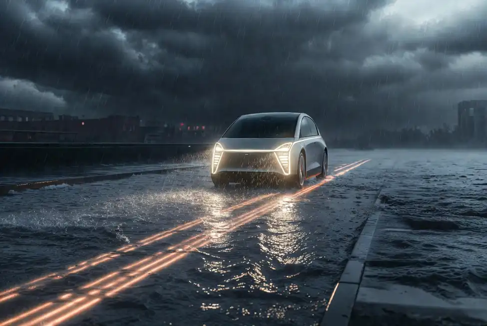 Featured image for “Why Waymo’s Flooded-Road Recall Proves Robotaxis Need All-Weather Positioning Infrastructure”